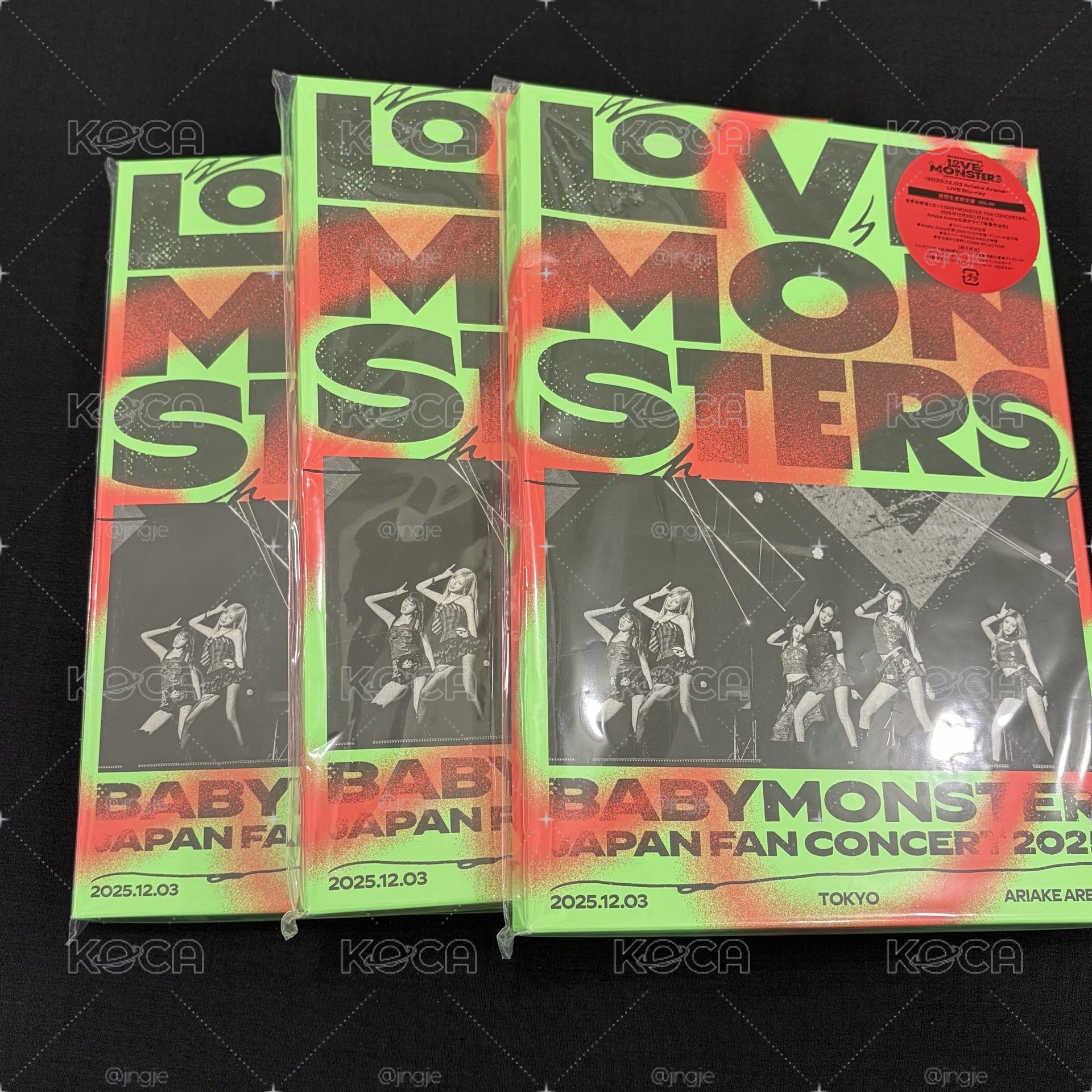 BABYMONSTER｜LOVE MONSTERS 藍光初回限定盤 未拆專