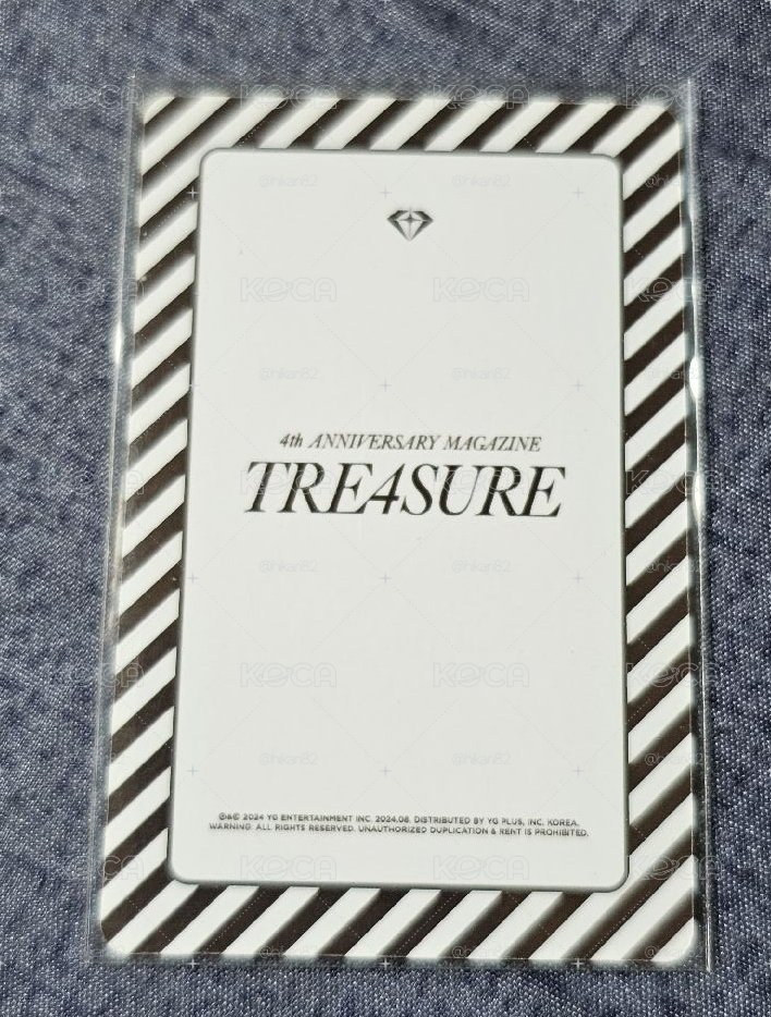 TREASURE 4th ANNIVERSARY MAGAZINE YOSHI 🐯