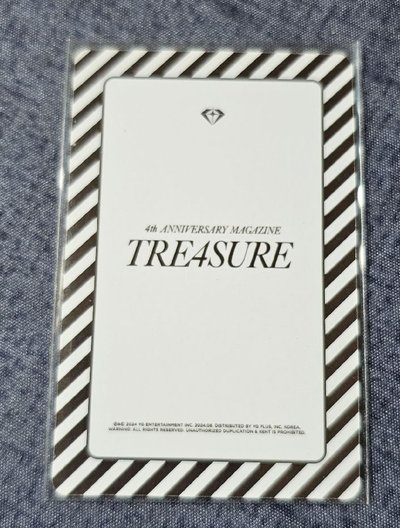 TREASURE 4th ANNIVERSARY MAGAZINE YOSHI 🐯