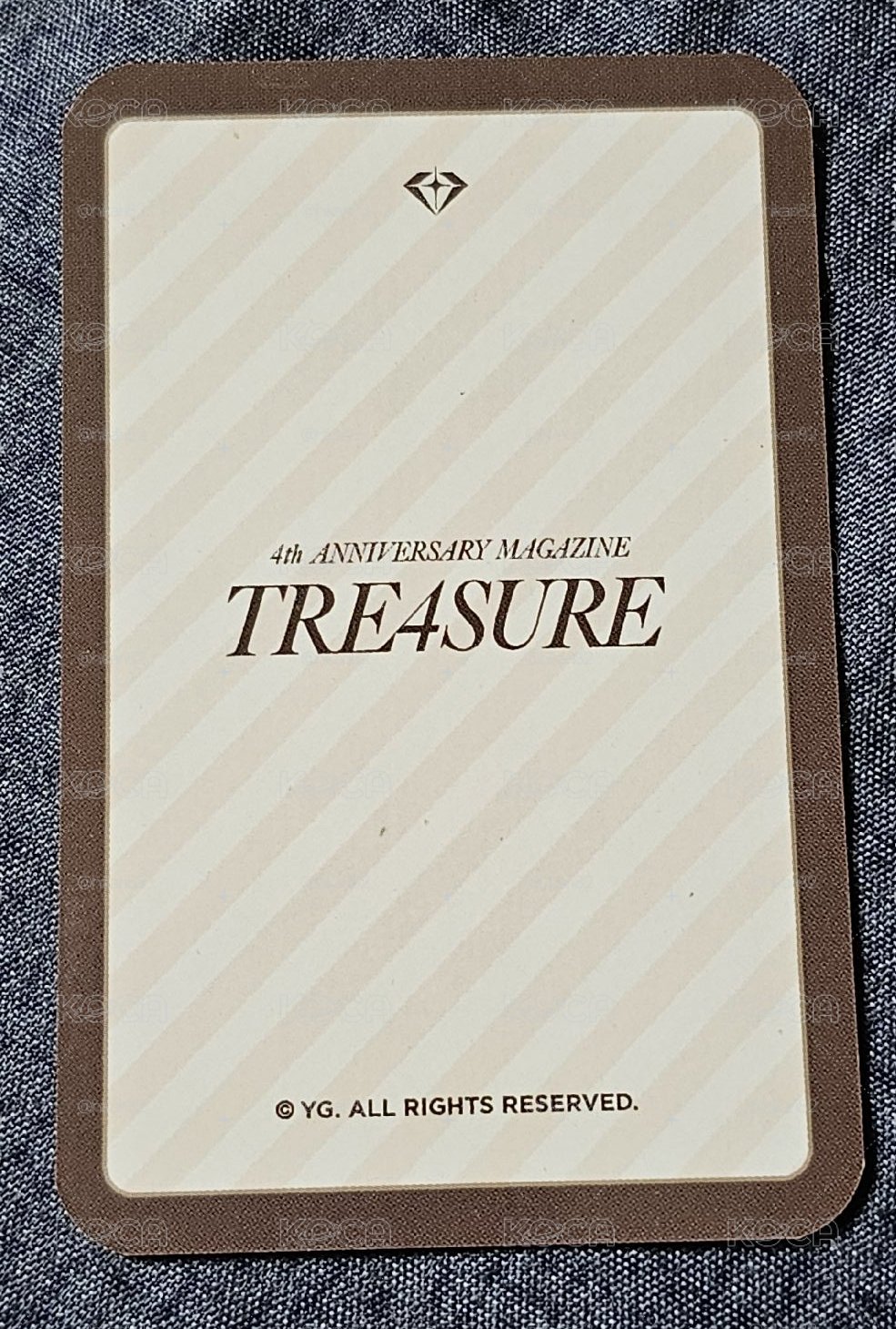 TREASURE 4th ANNIVERSARY MAGAZINE YOSHI 🐯
