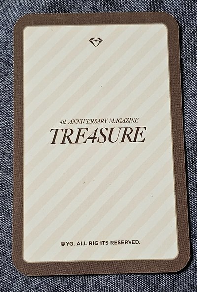 TREASURE 4th ANNIVERSARY MAGAZINE YOSHI 🐯