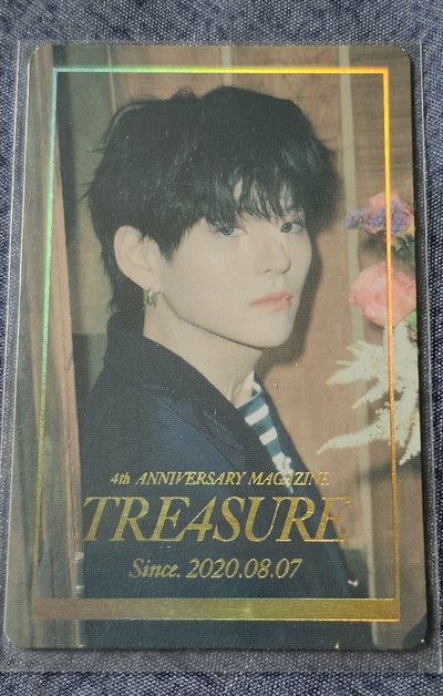 TREASURE 4th ANNIVERSARY MAGAZINE YOSHI 🐯