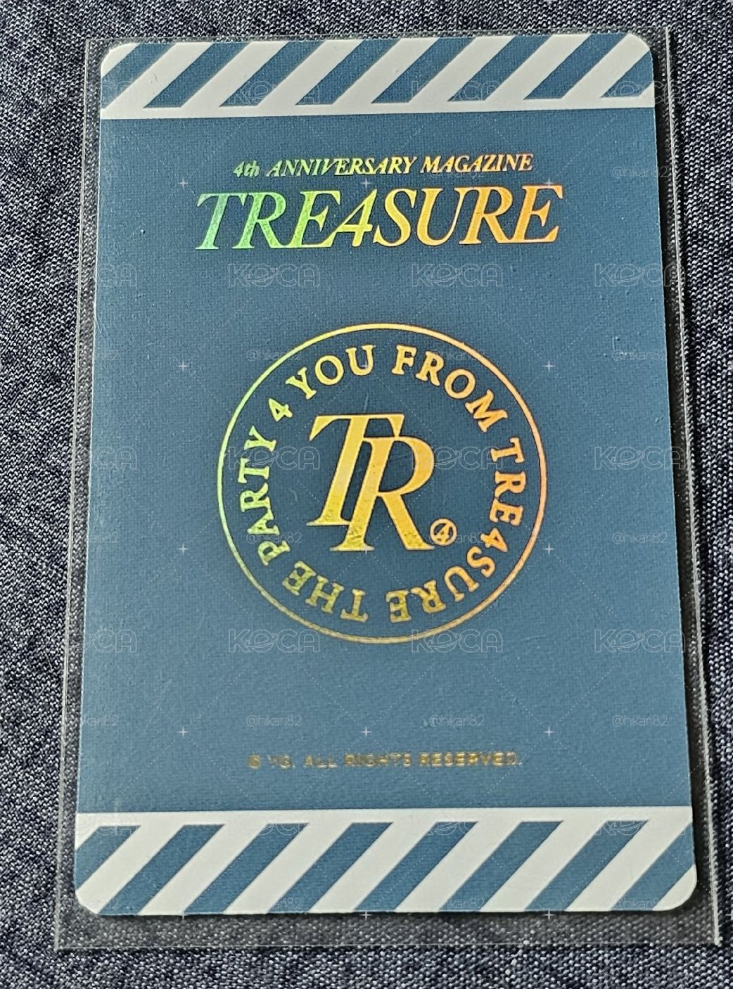 TREASURE 4th ANNIVERSARY MAGAZINE YOSHI 🐯