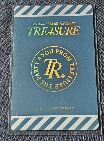 TREASURE 4th ANNIVERSARY MAGAZINE YOSHI 🐯