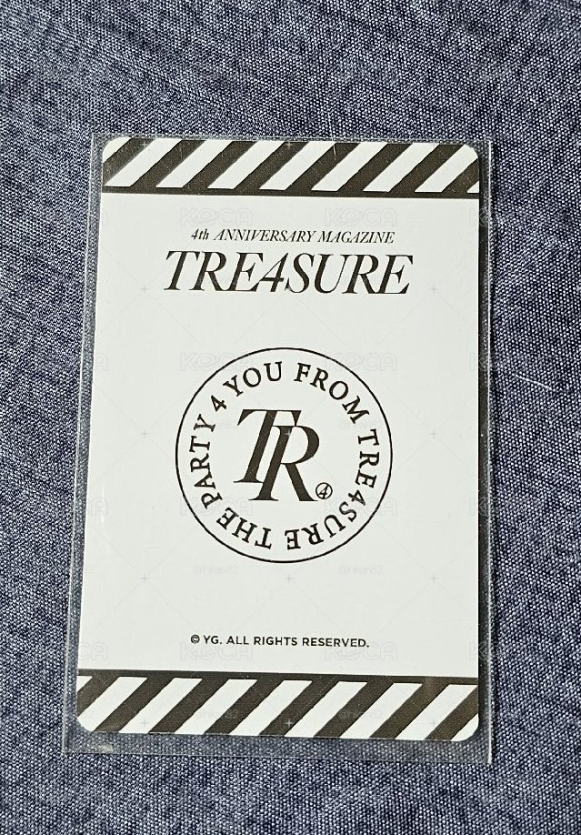 TREASURE 4th ANNIVERSARY MAGAZINE YOSHI 🐯