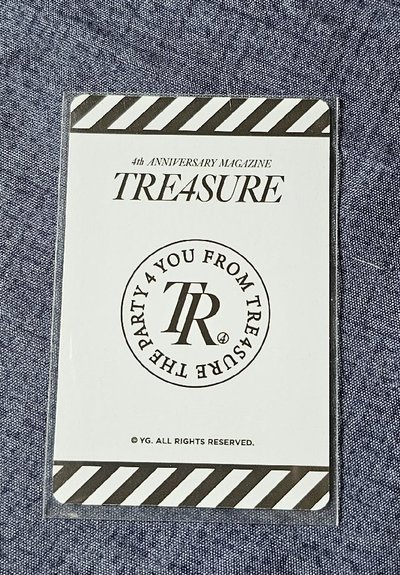 TREASURE 4th ANNIVERSARY MAGAZINE YOSHI 🐯