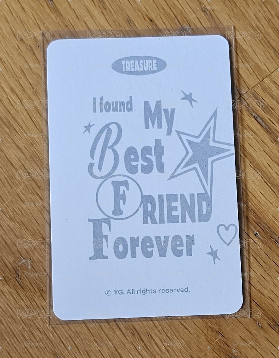 TREASURE BEST FRIEND FOREVER YOSHI 🐯