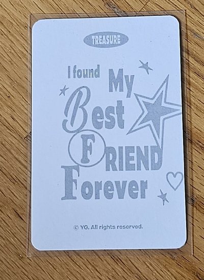 TREASURE BEST FRIEND FOREVER YOSHI 🐯