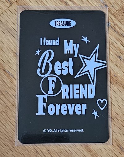 TREASURE BEST FRIEND FOREVER YOSHI 🐯