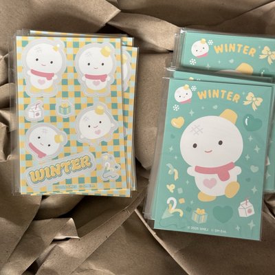 aespa 日本 一番賞 E賞 貼紙 透卡