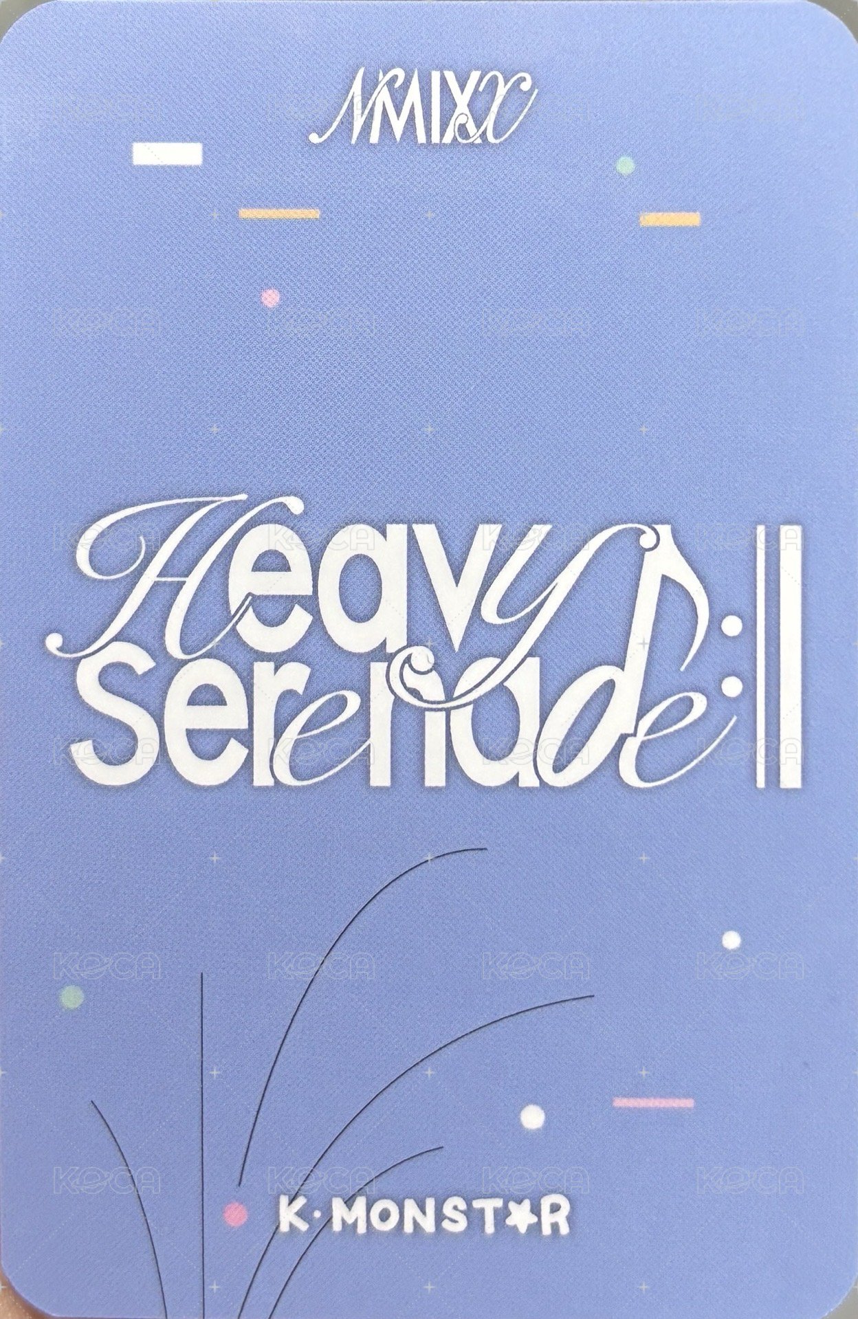 Heavy Serenade km 2.0 幸運卡  背面