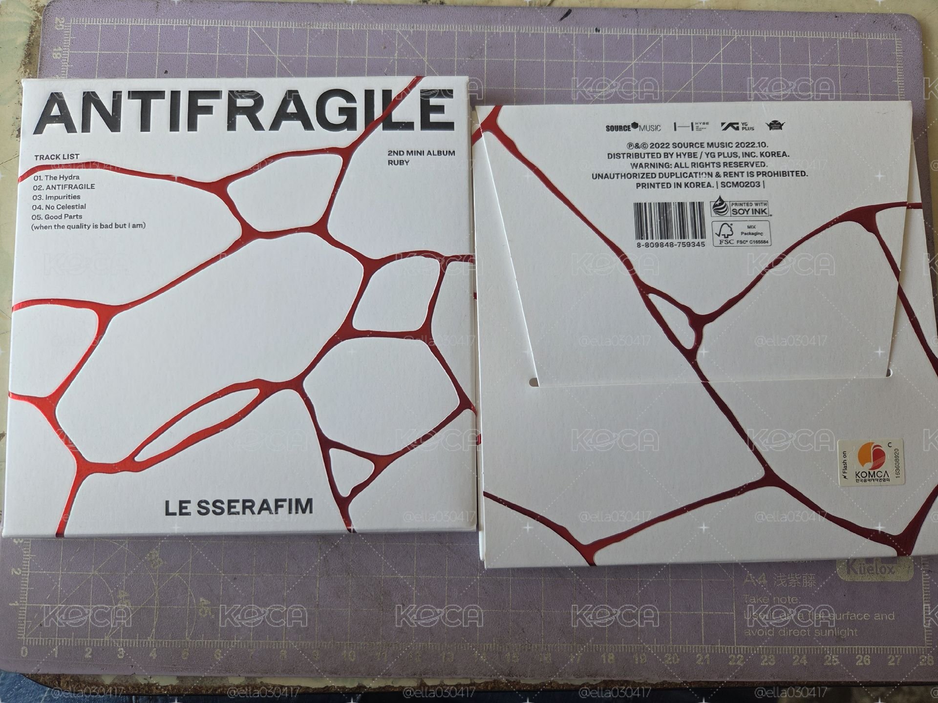 【空專】恩採單封 ANTIFRAGILE 專輯