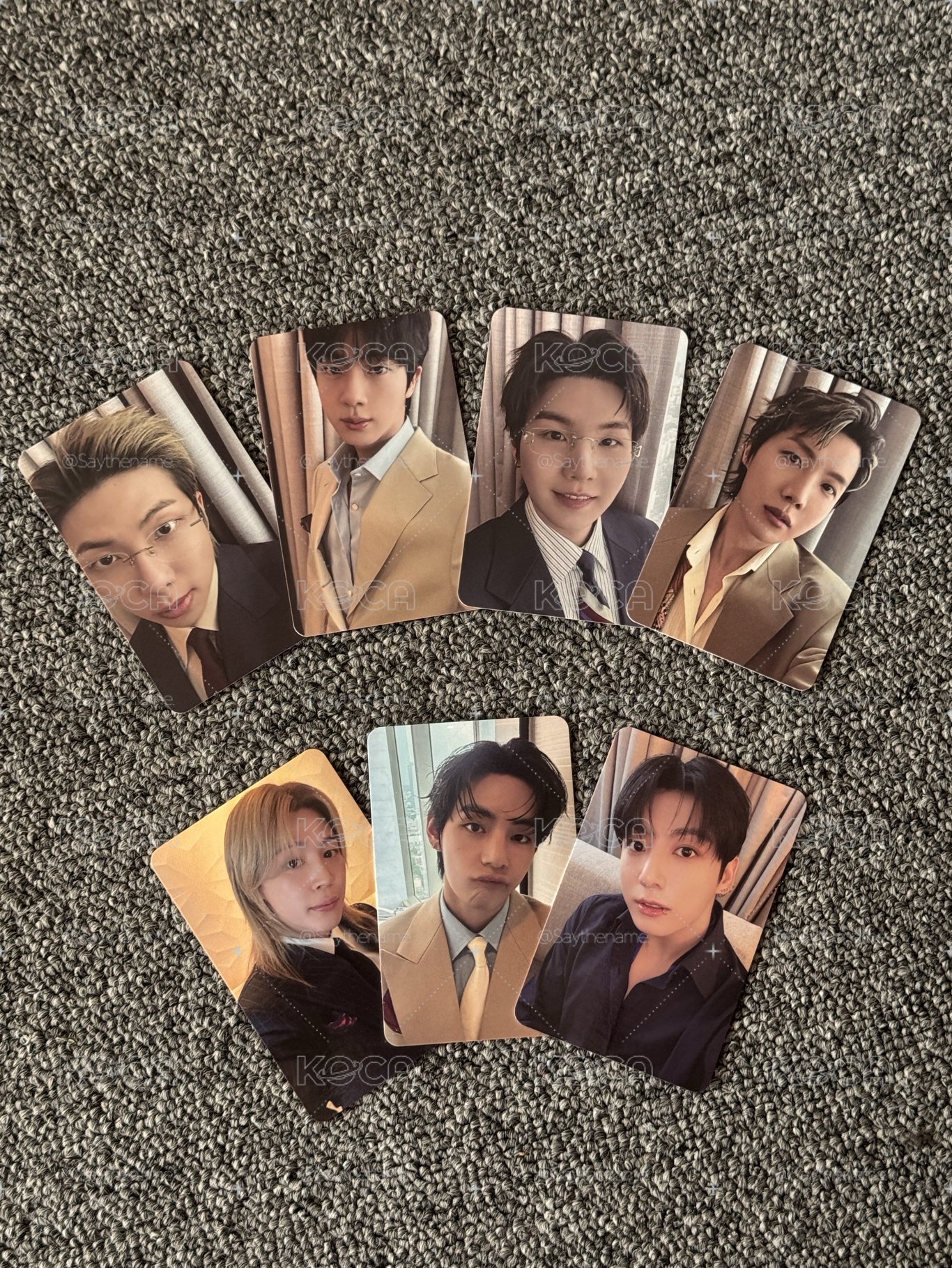BTS 釜山 入場卡 ㄧ套七張 現貨