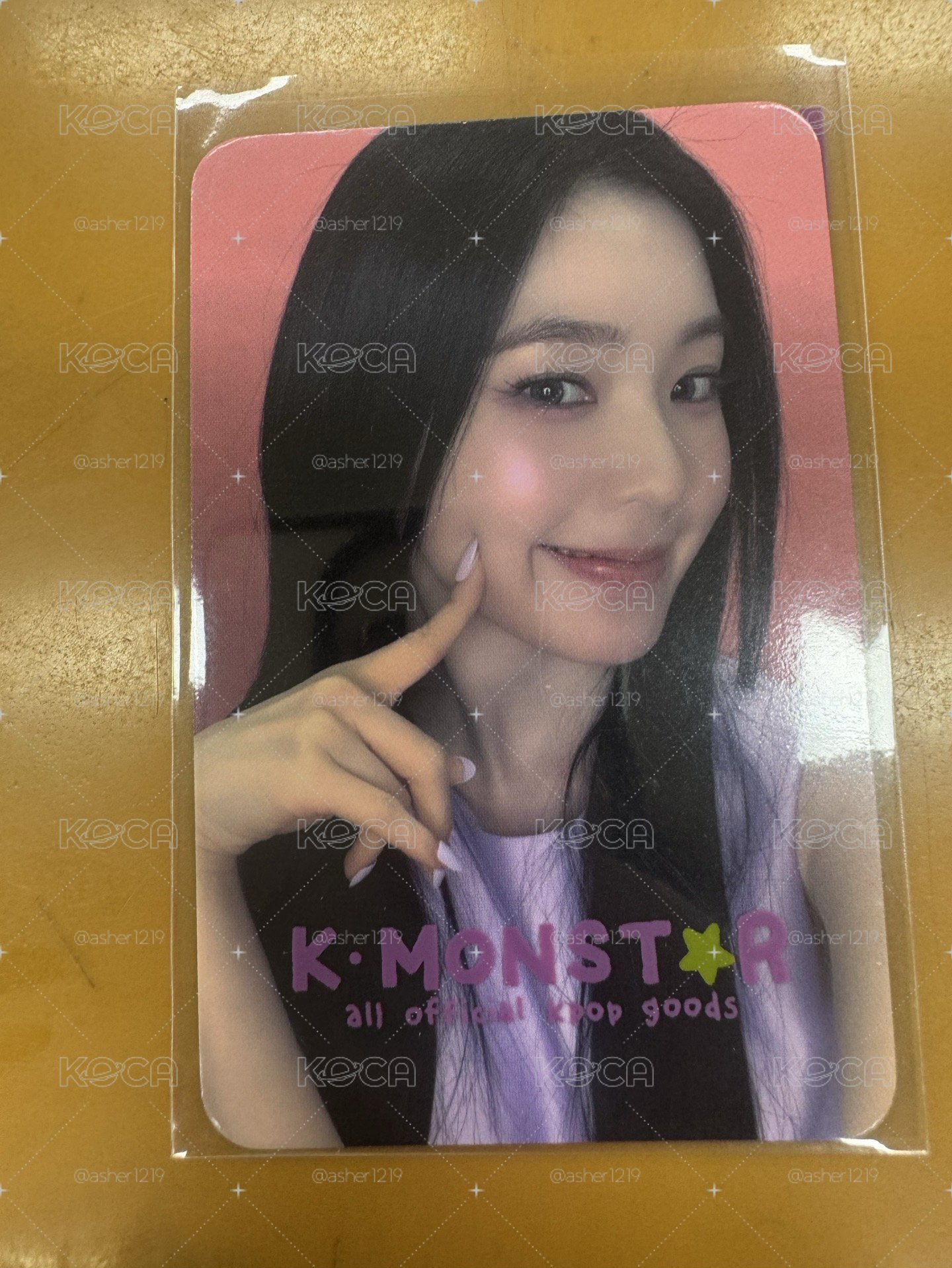 Irene 正規一 itta 特典卡 