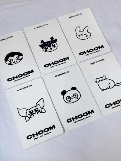 CHOOM單封 預售禮 單張/一套未拆含包包