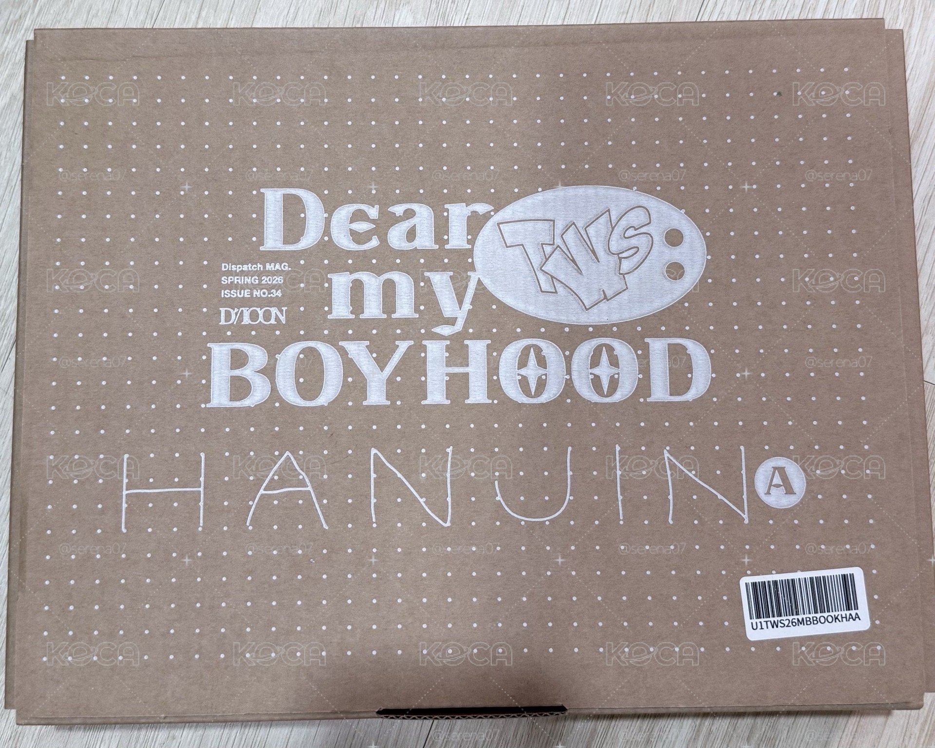 DICON Dear my BOYHOOD 雜誌 （含wvs特典）