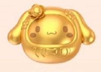 不倒翁 金色款 萌粒 公仔 