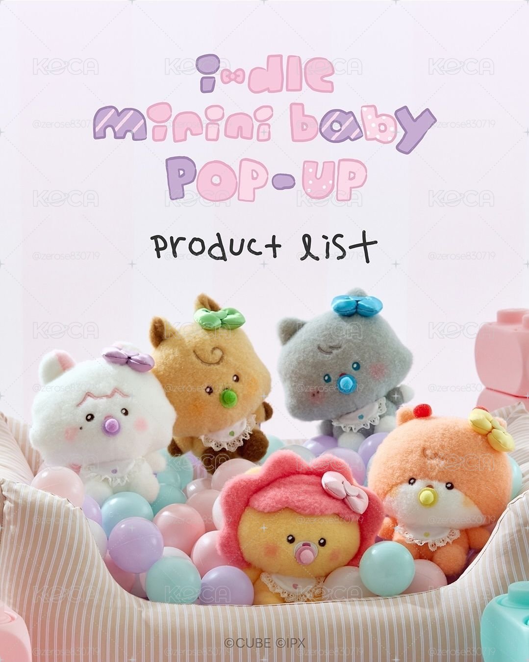 i-dle minini baby POP-UP 線上代購