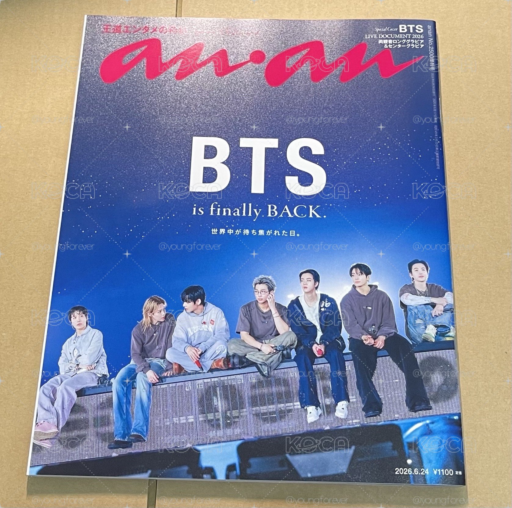an・an（2026.06.24）增刊號：BTS 防彈少年團