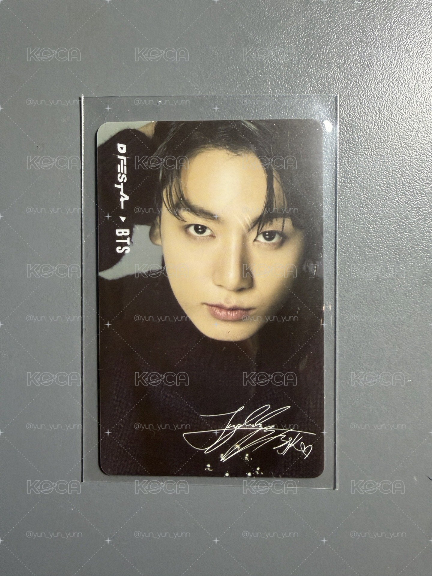 BTS 田柾國 jungkook D社入場卡 Dicon 入場卡 / 場限卡 D’Festa ver.1