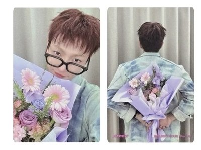 單封中+捧花雙面卡