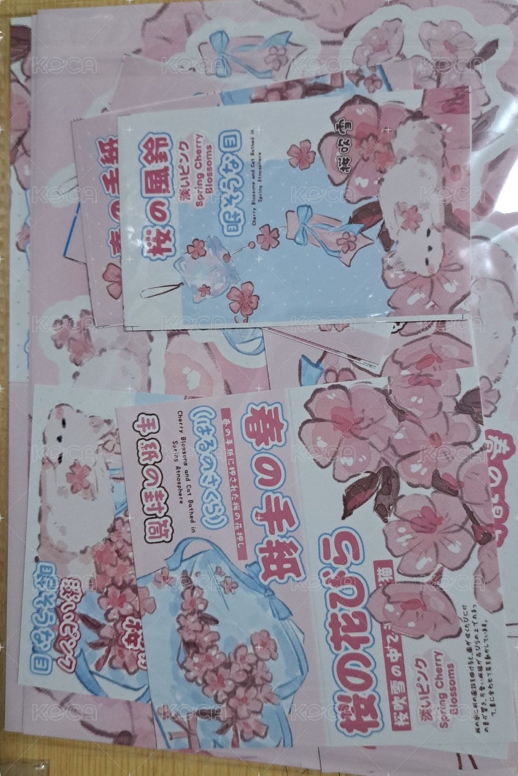 櫻花小貓含異形折頁