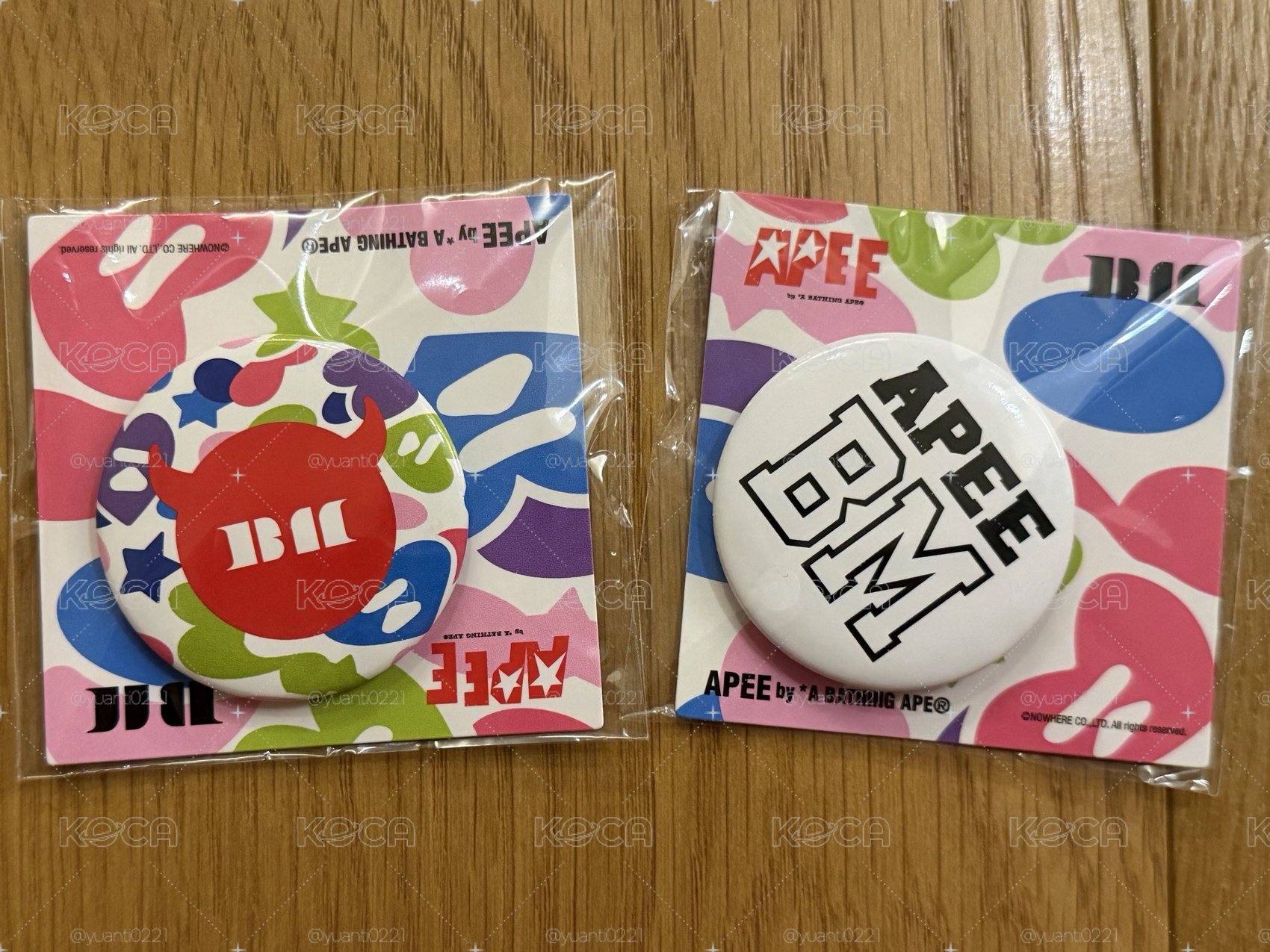 APEE 品牌大使 徽章 兩個一起出