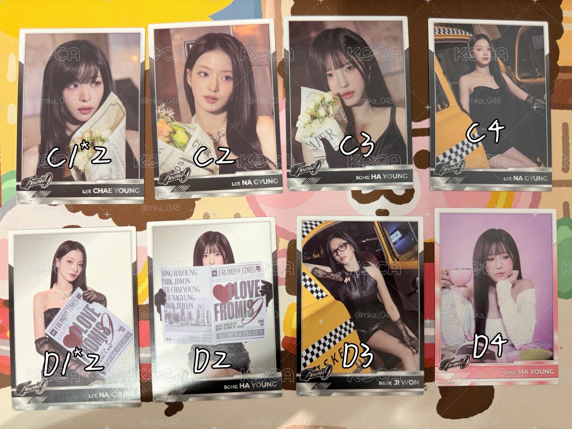 Fromis_9 Teleca 隨機卡 自己湊🍀