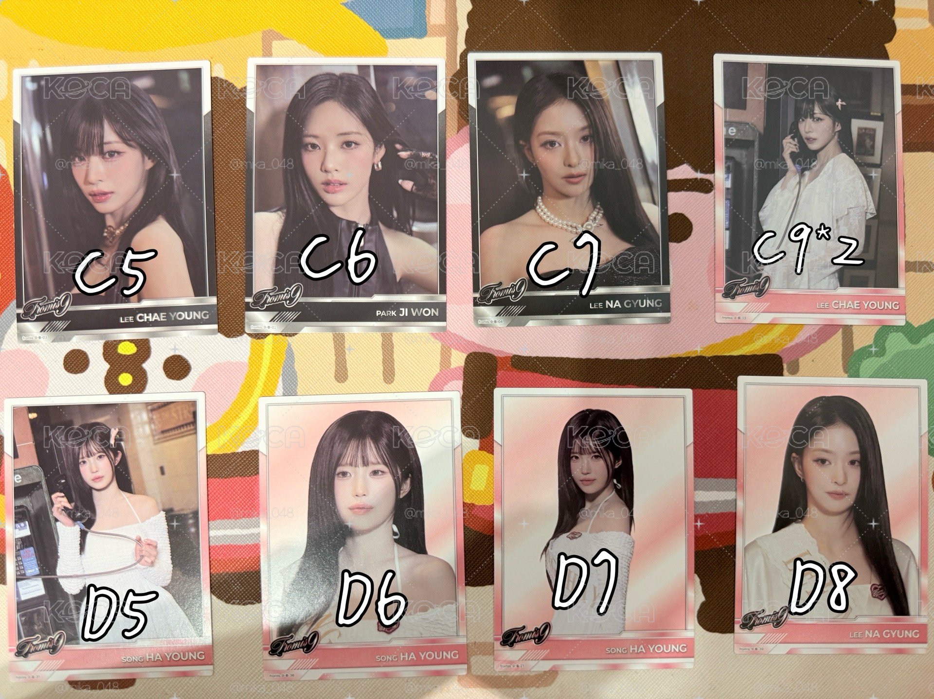 Fromis_9 Teleca 隨機卡 自己湊🍀
