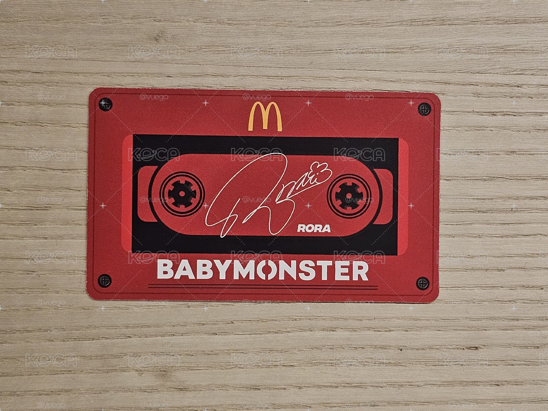 =茶=babymonster麥當勞1.0代言卡🍔