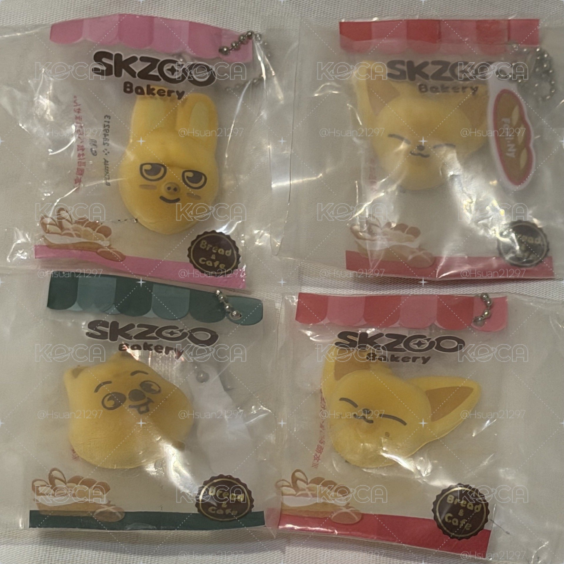 skzoo 麵包捏捏扭蛋