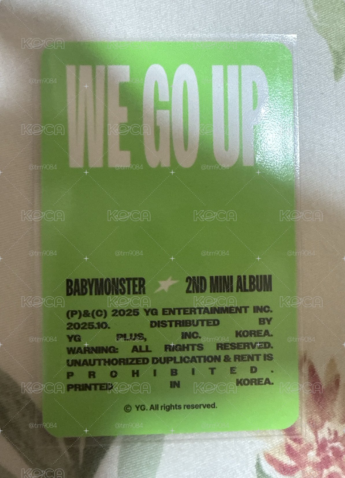 WE GO UP 隨機卡包 隨機卡 -茶