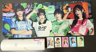 Fc online 電腦桌墊（含卡）