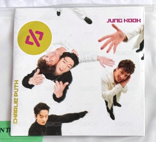 BTS JK 田柾國 柾國 left and right CD 美版
