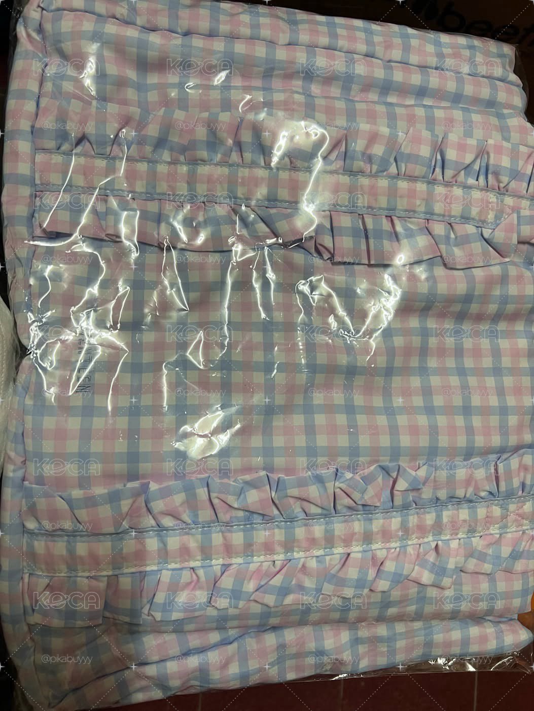 格紋托特包