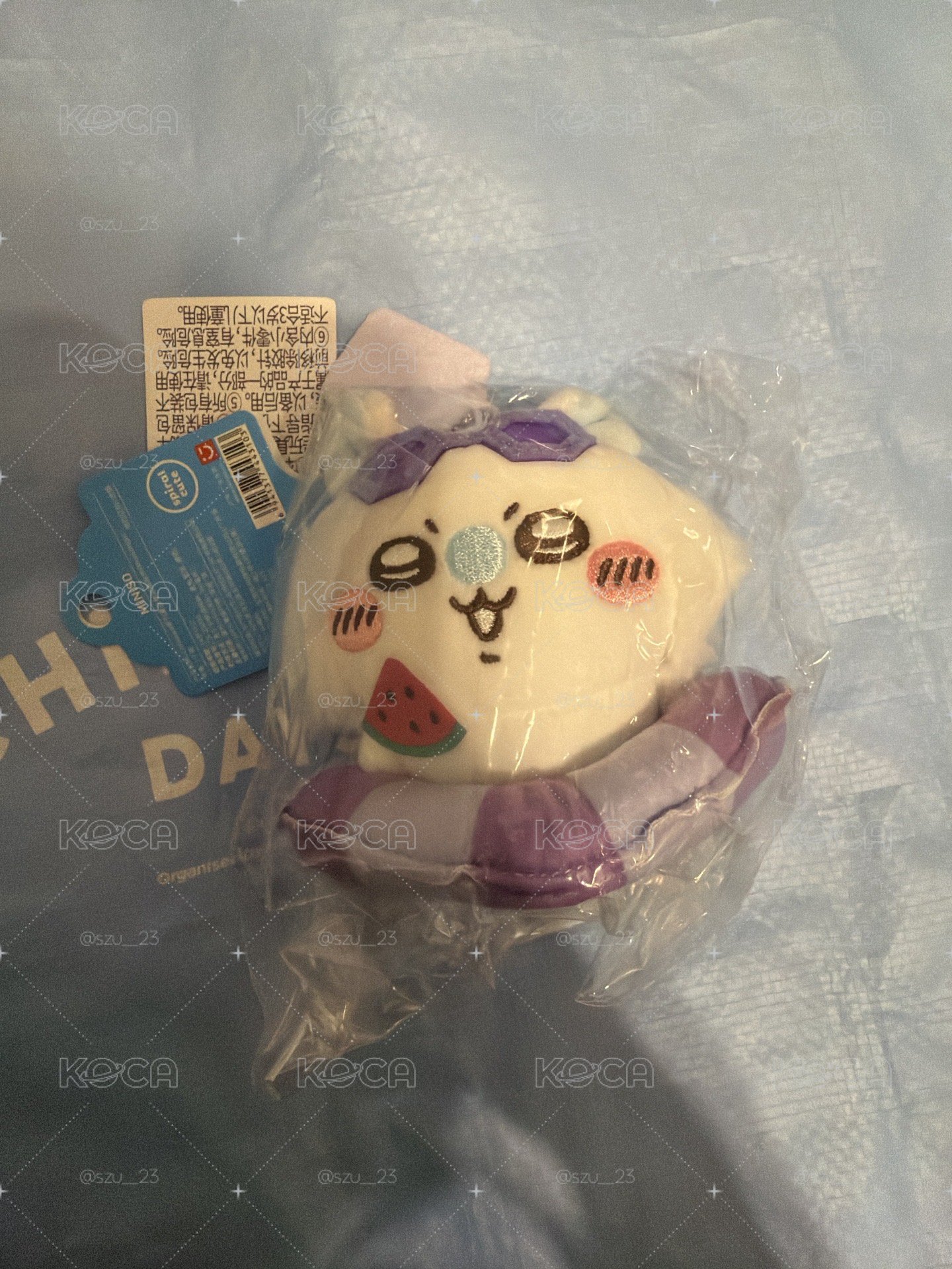 名創優品 夏日泳圈吊飾 小桃
