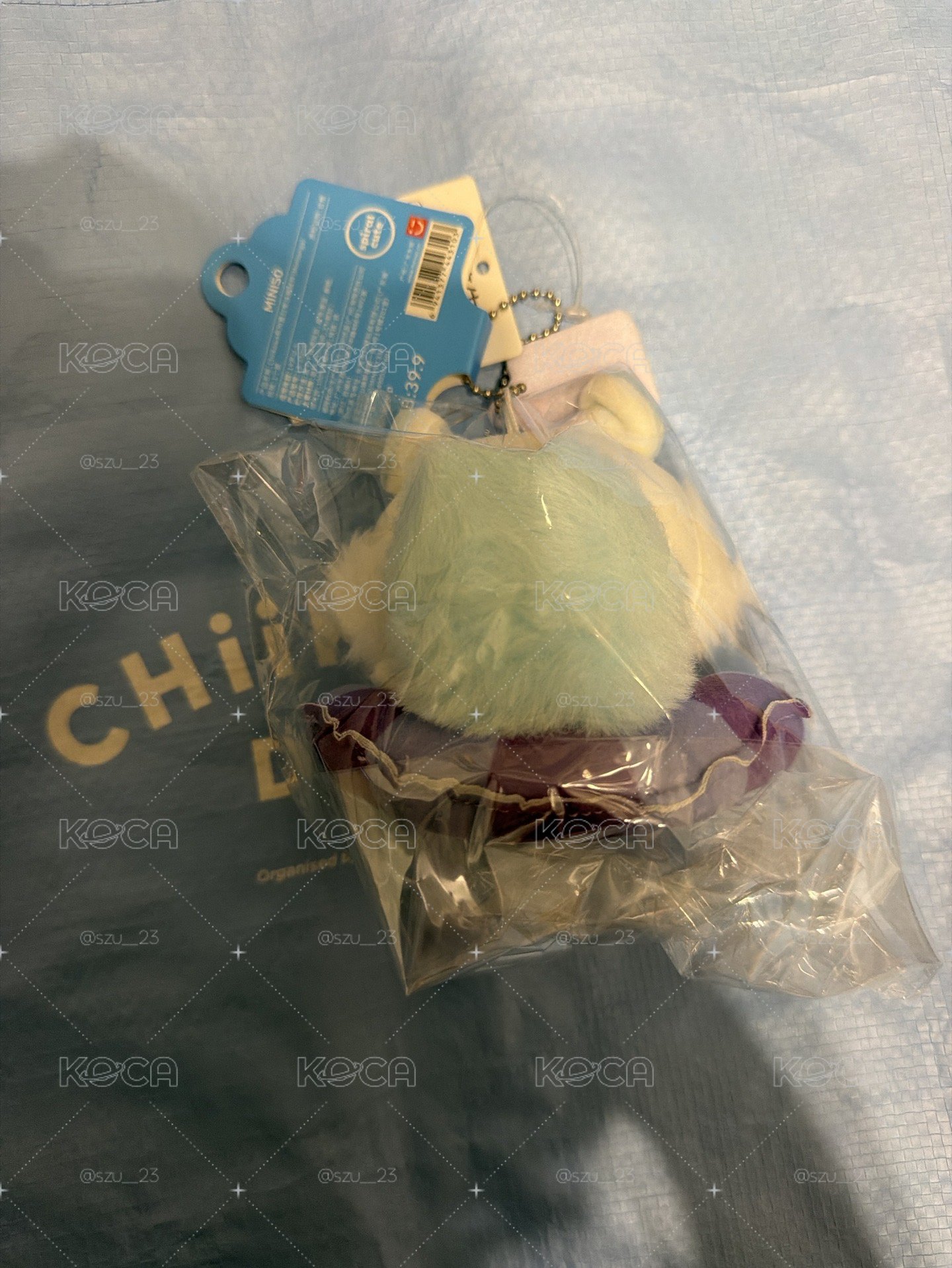 名創優品 夏日泳圈吊飾 小桃
