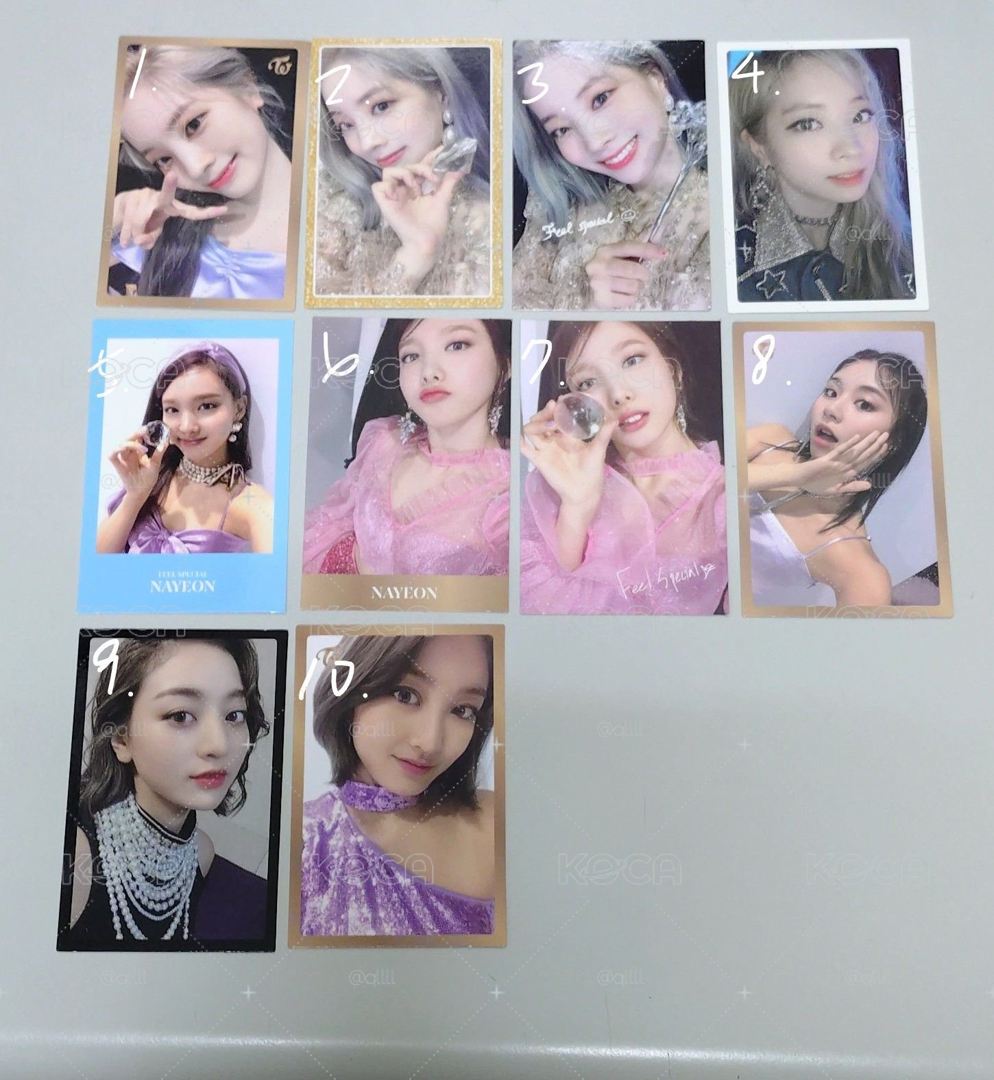 Twice Feel Special小卡