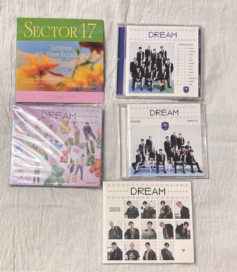 SEVENTEEN 日專Dream空專/正規四後續空專