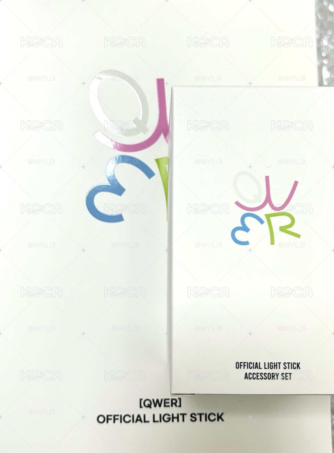 現貨 QWER 手燈+手燈裝飾