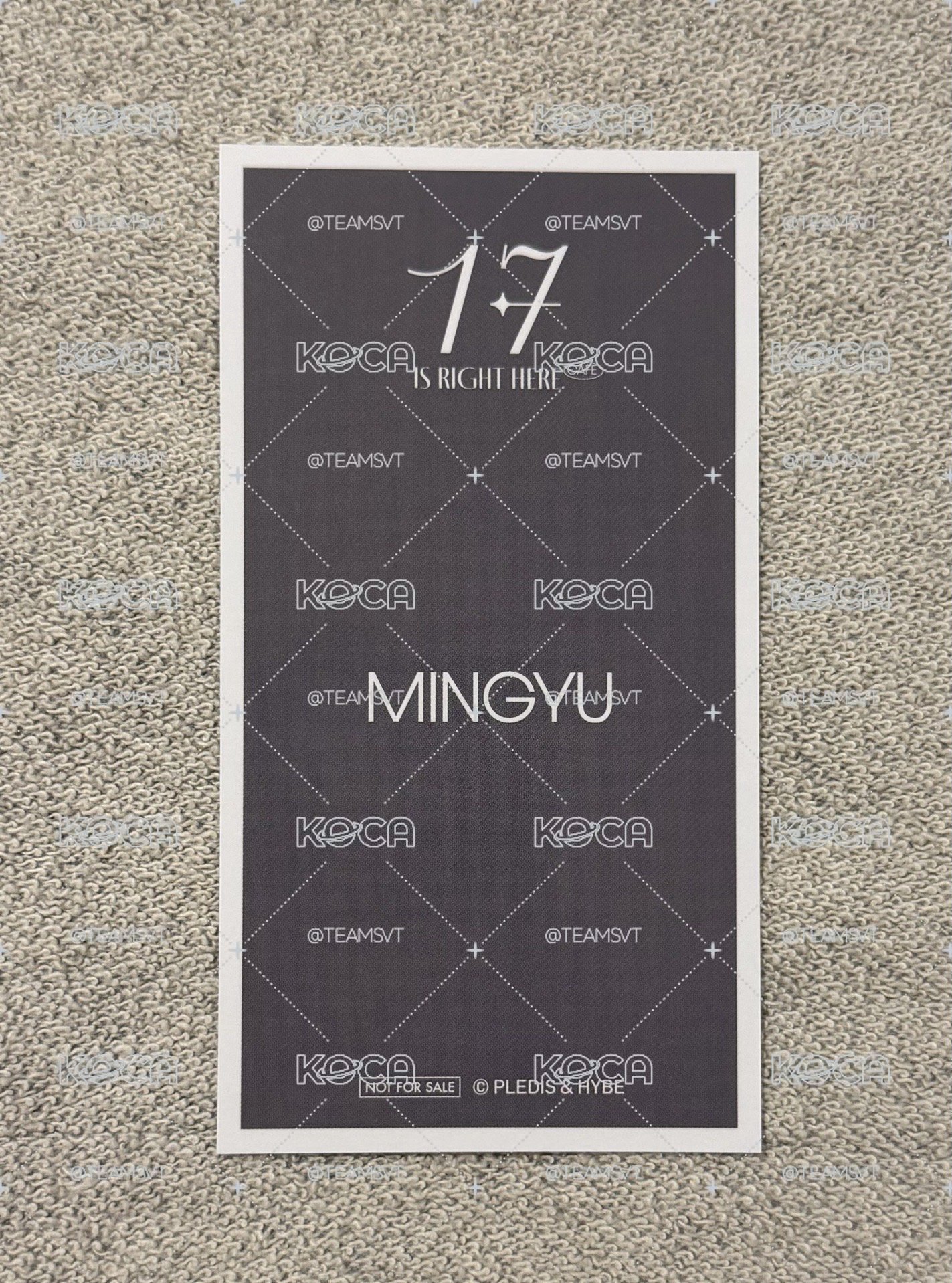 2024 SVT CAFE 入場特典 奎