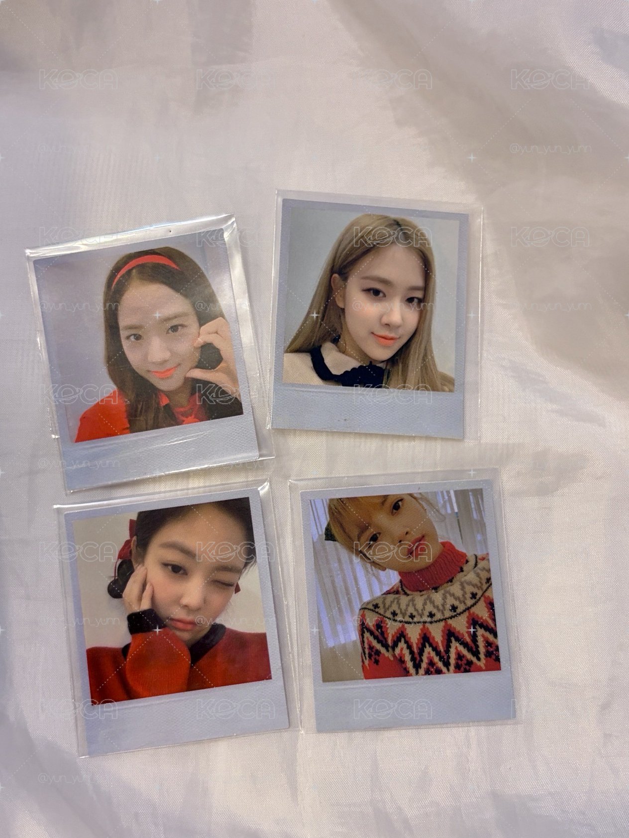 BLACKPINK 手機殼卡 Jisoo rosé jennie Lisa 肉 妮 莎 秀