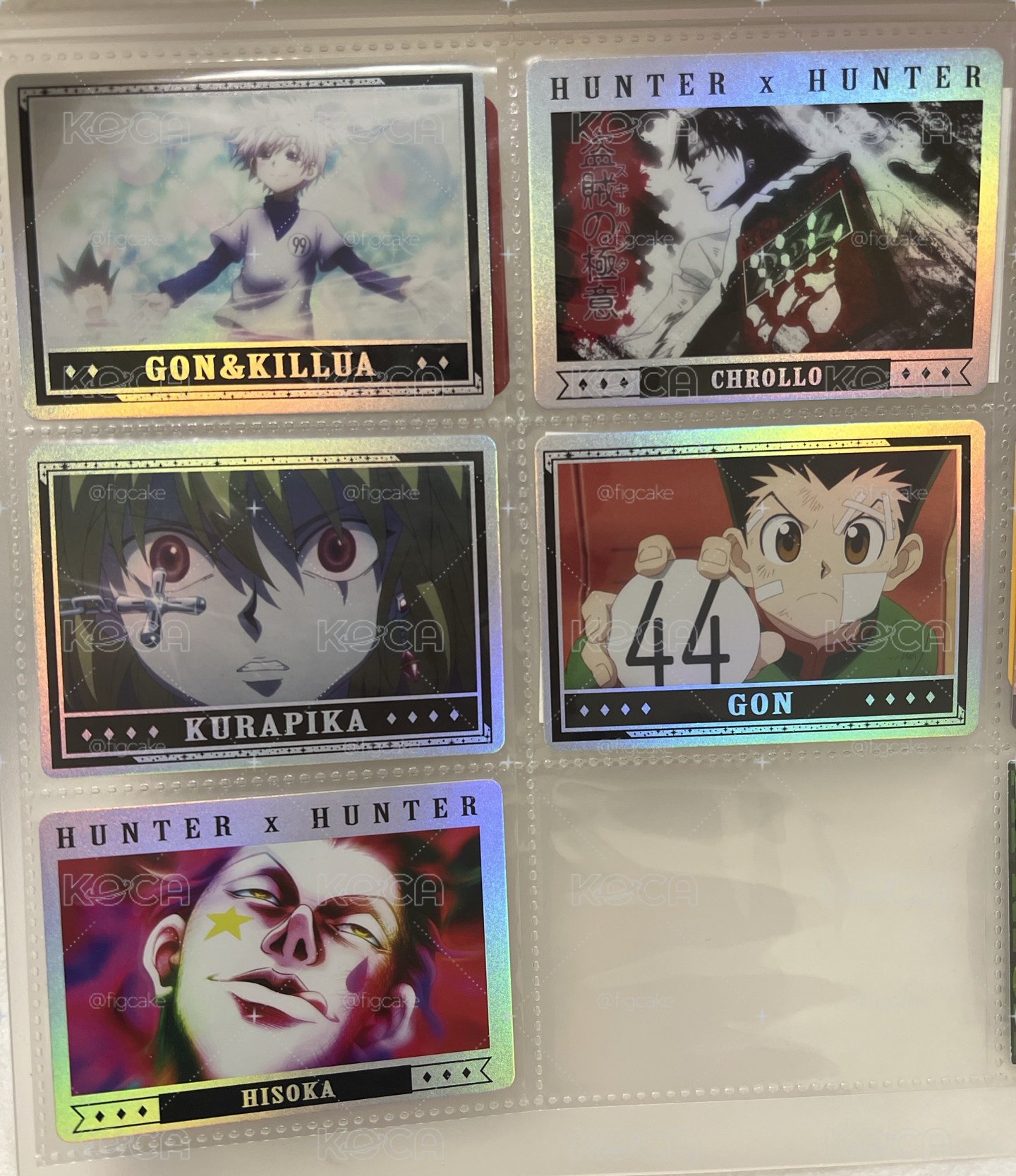 獵人 五張一套