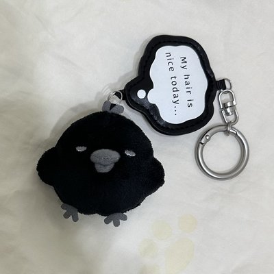 日本rilakkuma store 基本單色黑白限定款 小黃雞 鼻孔雞