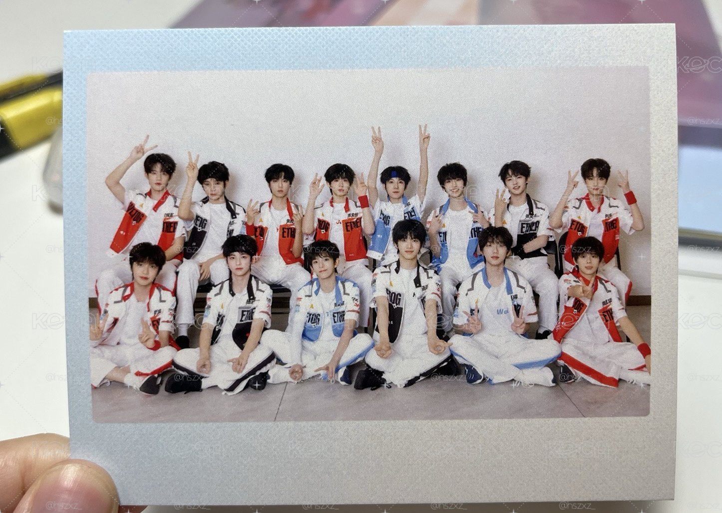 TF家族25年夏季運動會合照寶麗來（2）