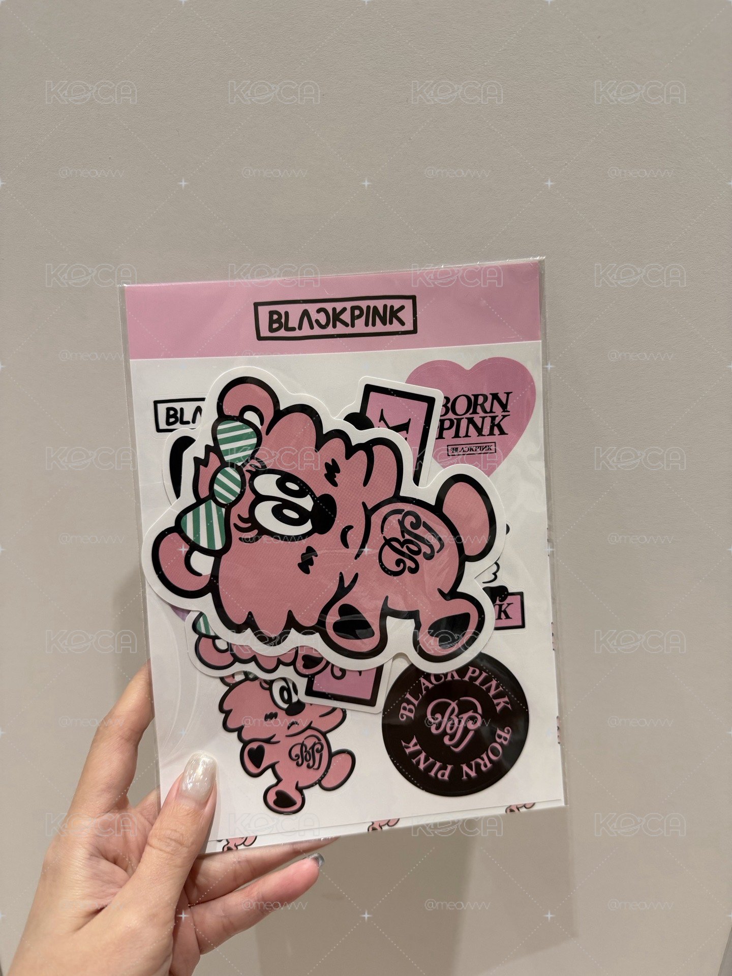 Verdy Blackpink 聯名貼紙