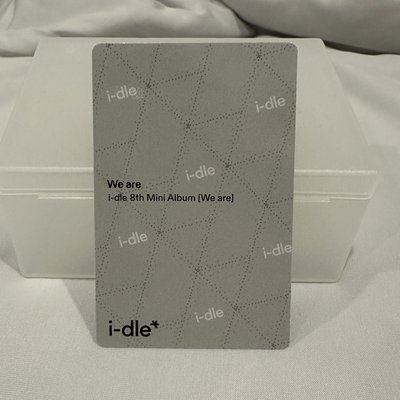 i-dle we are 專卡