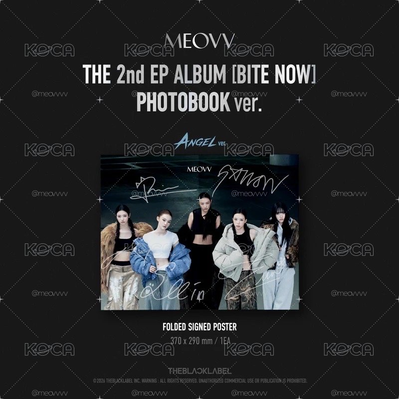 MEOVV bite now 未拆美版親簽專（內附一張美版限定團卡）