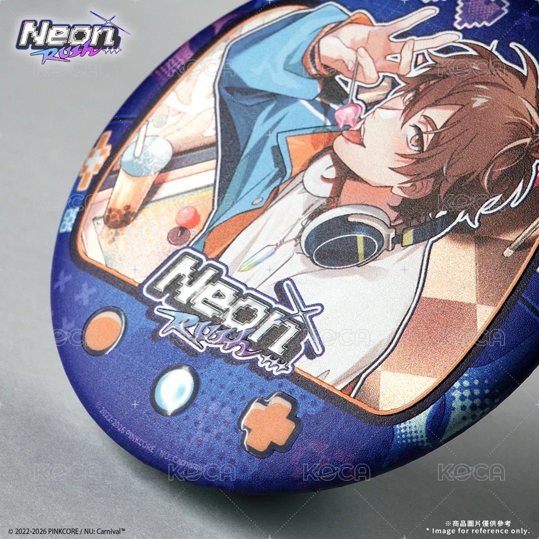 -Neon Rush- 浮雕大徽章