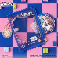 -Neon Rush- PVC 夾鏈袋（附托帕代幣吊飾）